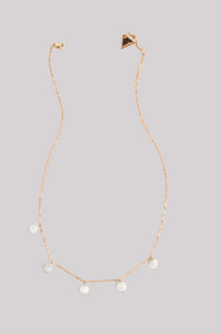 Dainty Scattered Pearl  Necklace