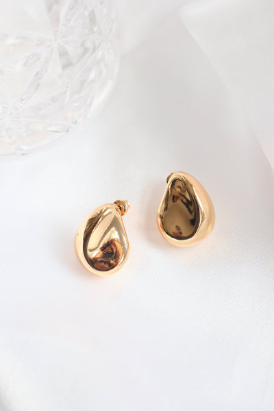 Golden Teardrop Earrings