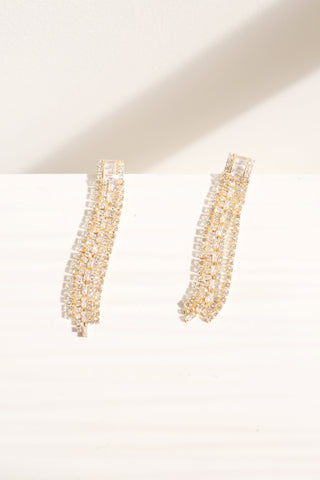 Sarah Rhinestone Earrings