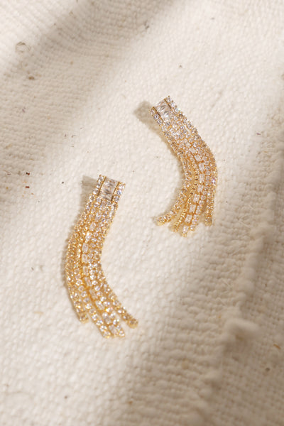 Sarah Rhinestone Earrings
