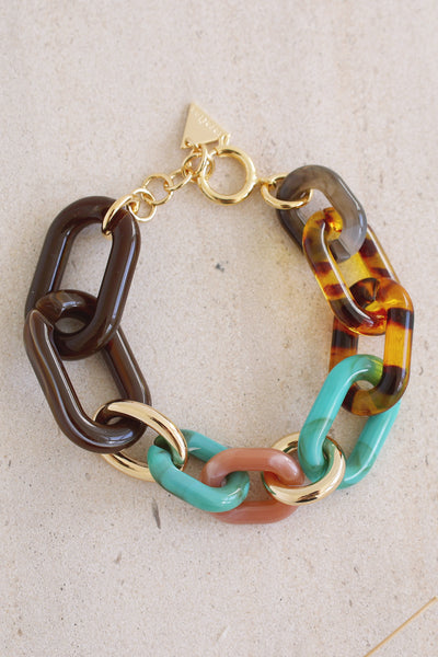Resin Chain Link Bracelet