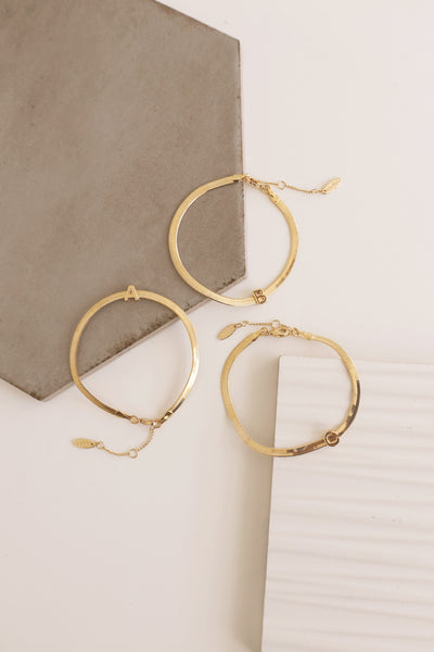 Monogram Snake Chain Bracelet