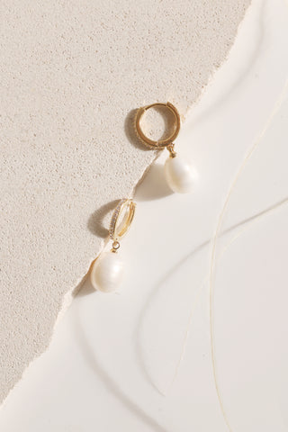 Lily  Pearl Drop Earrings