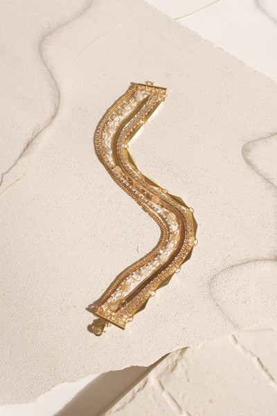 Nina Layered Bracelet - Agate