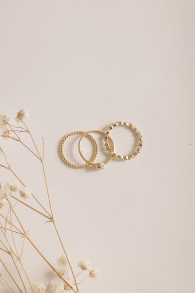 Scarlett Ring Set of 3