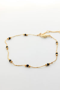 Glass Beaded Chain Bracelet
