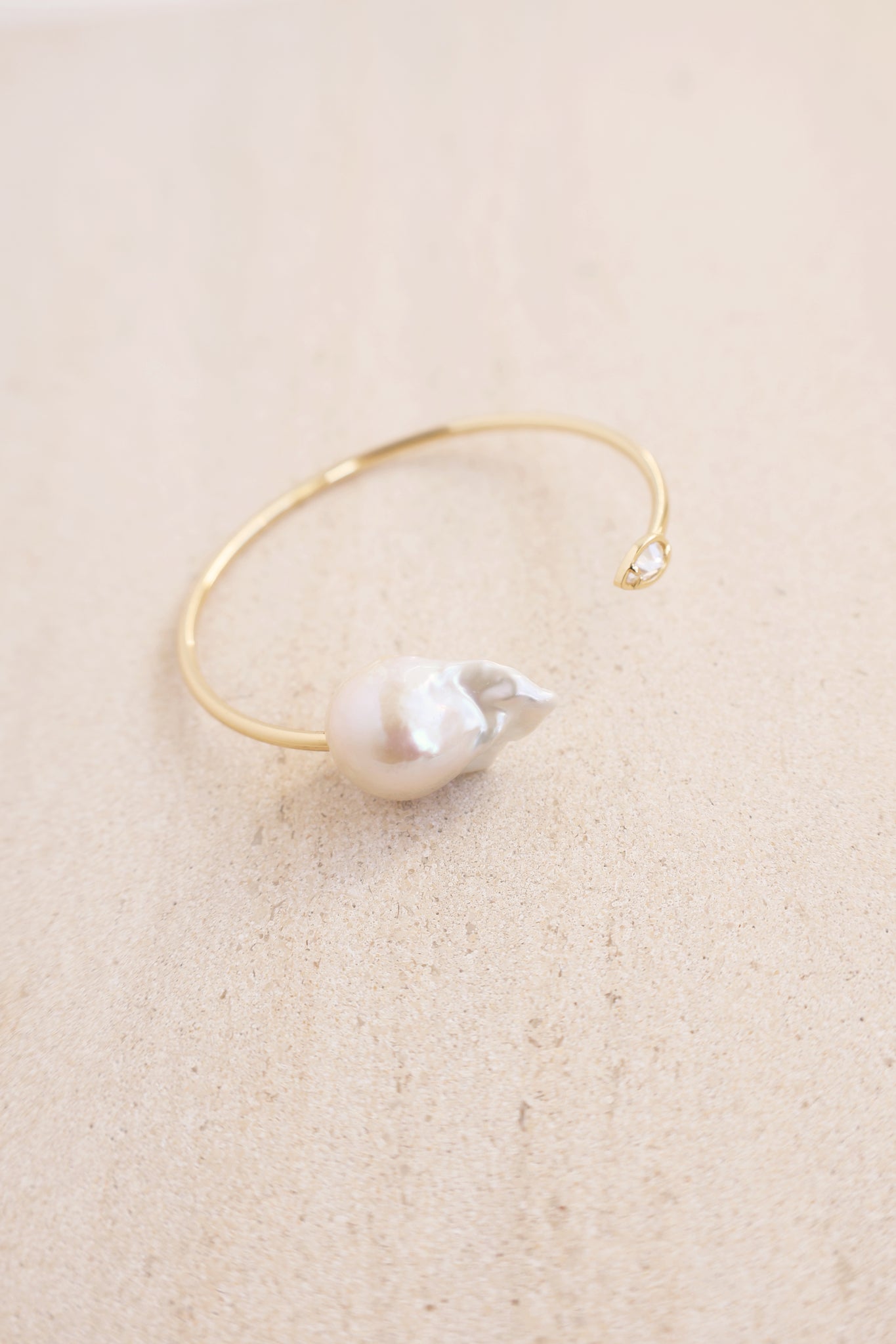 Daphne Baroque Pearl Cuff Bracelet
