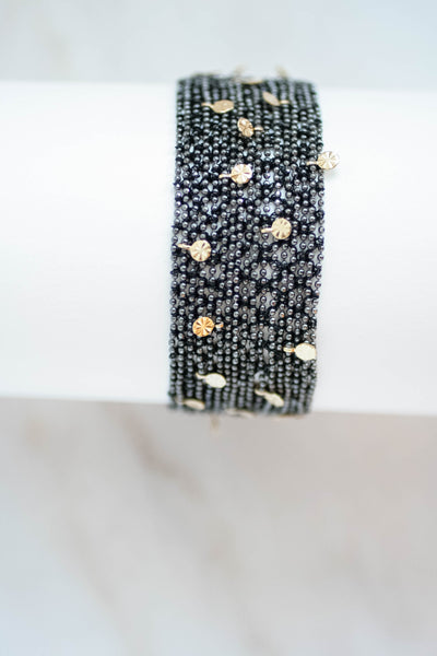 Shimmer Beaded Chain Bracelet