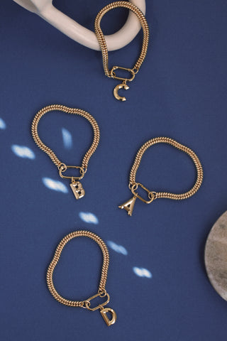 Monogram Curb Chain Bracelet