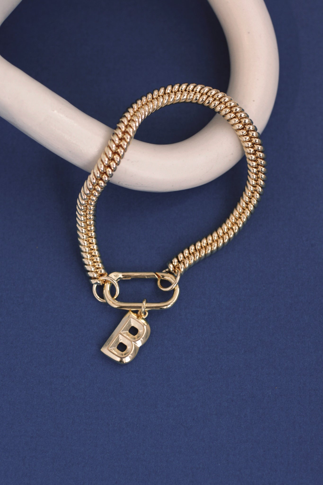 Monogram Curb Chain Bracelet