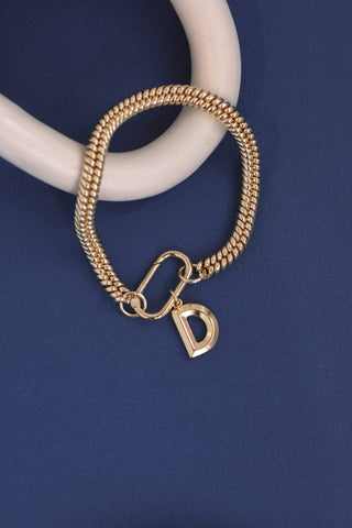 Monogram Curb Chain Bracelet