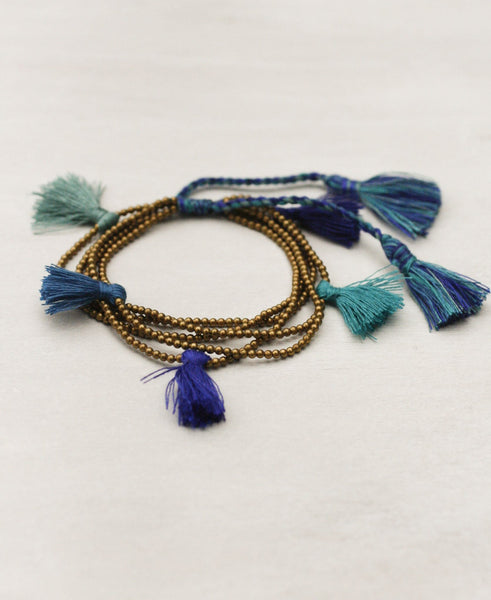 Dancing Tassels Adjustable Bracelet