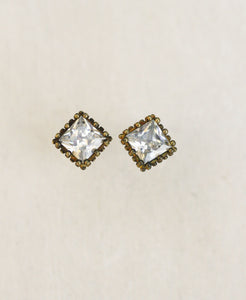 Bronze Dewy Classic Rhinestone Studs