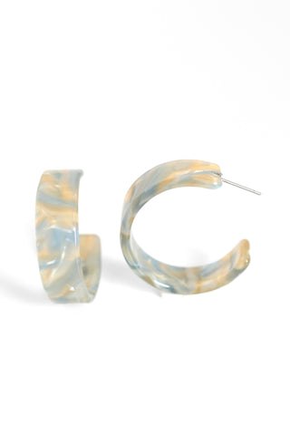 Resin Hoops - Yellow