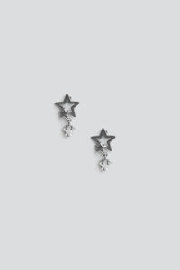 Tiny Star Drop Earrings