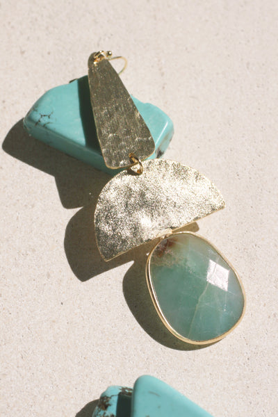 Amazonite Drop Earrings