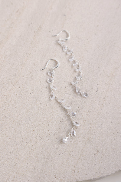 Camilla Teardrop Earrings - Silver