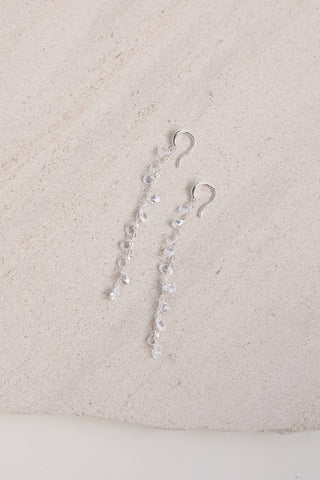 Camilla Teardrop Earrings - Silver