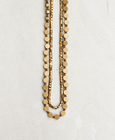 Glistening Shapes Necklace