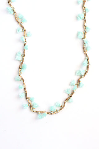 Adjustable mini Tassels Necklace