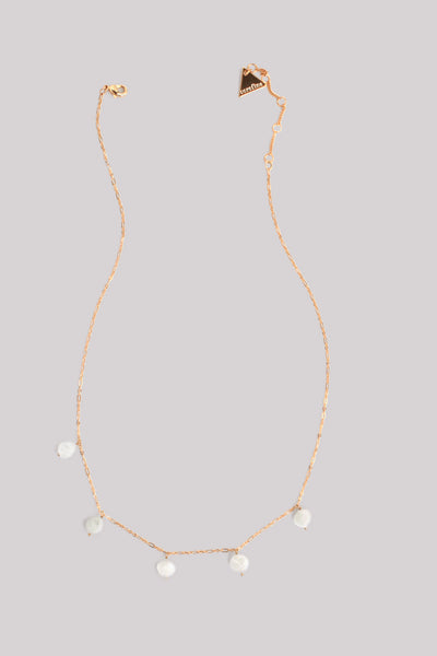 Dainty Scattered Pearl  Necklace