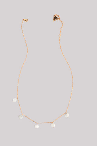 Dainty Scattered Pearl  Necklace