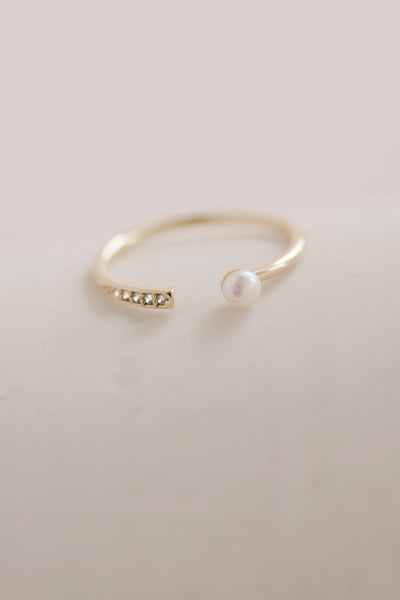 Pearl Embellished Stacking Rings