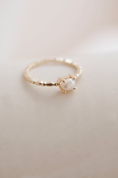 Pearl Embellished Stacking Rings